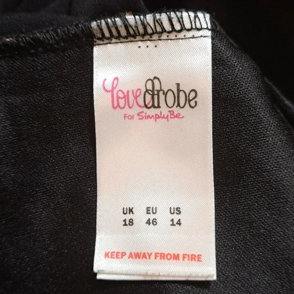 Lovedrobe Women’s Top Tank Gold Sequin Front Black Back Sleeveless Scoop Size 14 - Picture 6 of 10